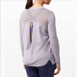 *NWT* lululemon Back to Balance Long Slv. Sweater